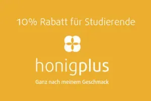 Studentenrabatt 10 prozent auf Honig für Studierende