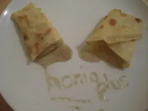 Crêpe mit Honig