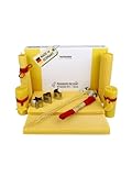 Bienenwachs Kerzen selber machen Set für 10 Bienenwachskerzen, DIY Bastelset bunt für Kinder & Erwachsene, Wachsplatten & Dochte, deutsche Bienenwachsplatten