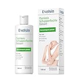 Psoriasis Creme ohne Kortison von Evolsin® - Dermatologisch getestete Schuppenflechte Salbe - reduziert Juckreiz, beruhigt gereizte Haut, 100ml