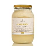 Earthbreath Rapshonig - roher Honig - 1.4kg - rein, unverarbeitet - nicht pasteurisiert & ungefiltert – natürlicher Süßstoff für Kochen, Tee, Kaffee, Milch, Saft - Raps