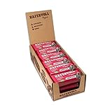 HAFERVOLL Flapjack Cranberry Kakao VEGAN, 18 x 65g Müsliriegel - mit Agavendicksaft, ohne Honig & ohne Zusatz von Zucker, ohne Nüsse, Hafer, Handmade, im Ofen gebacken
