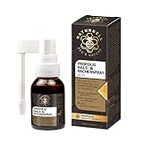 Naturbell Propolis Hals und Rachenspray | bei Halsschmerzen + Heiserkeit | Mundspray mit Propolisextrakt bei Halsentzündung | 1x20ml Propolis Spray