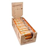HAFERVOLL Organic Flapjack Cacoa Nib & Hazelnut, 18 x 60 g Müsliriegel - Bio-zertifiziert, mit Honig ohne Zusatz von Zucker, Hafer, im Ofen gebacken
