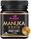 Manuka Honig | MGO 550+ | 250g | Das ORIGINAL aus NEUSEELAND | PUR, ROH & ZERTIFIZIERT | Premium Qualität 100% natürlich | PowerFabrik