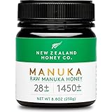 New Zealand Honey Co. Manuka Honig MGO 1450+ / UMF 28+ | Aktiv und Roh | Hergestellt in Neuseeland | Zertifiziertem Methylglyoxal Gehalt | 250g