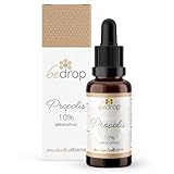 bedrop Propolis Tropfen ohne Alkohol 30ml - Propolis Extrakt Tinktur auch für Kinder & Tiere geeignet - Reine Imker Qualität, alkoholfrei, Keine Zusatzstoffe
