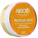 Absolei Propolis Salbe, Natürliche 30% Propolis Salbe für Juckende, Trockene und Rissige Haut, 40 ml