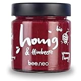 bee.neo bio Honig & Himbeere 230g [100% natürliche Bio-Zutaten, mehr als Aufstrich, perfekt für Waffeln, Croissants, Eistee, zum Brunchen, extra fruchtig]