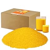 Bienenwachs Pastillen,2kg 100% natürliches Bienenwachs, Perfekt geeignet für Kosmetikprodukte, Bienenwachstücher, Seife, Holzpolitur und Kerzenherstellung