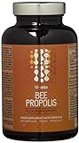 Bienen Propolis Kapseln - 2.000 mg Propolis Äquivalent pro Portion (180 Kapseln x 400 mg natürliches 2,5:1 Bienenpropolis Extrakt) - 3 Monatsvorrat (180 Kapseln)