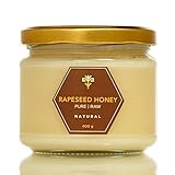 Earthbreath Rapshonig - roher Honig - 400g - rein, unverarbeitet - nicht pasteurisiert & ungefiltert – natürlicher Süßstoff für Kochen, Tee, Kaffee, Milch – Superfood - Raps