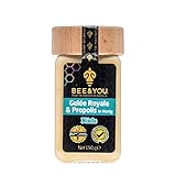 Bee&You Gelee Royal & Propolis in Honig für Kinder (Roher Honig, Fairer Handel, Natürliche & kontrollierte Zutaten)