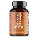 Bienen Propolis Kapseln - 2.000 mg Propolis Äquivalent pro Portion - 180 Kapseln (3 Monatsvorrat) - 400 mg natürliches 5:1 Bienenpropolis Extrakt x 90 Portionen