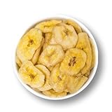 1001 Frucht Bananenchips ohne Zuckerzusatz 1 kg getrocknete Bananen mit Honig veredelt I geschmackvolle Bananen Chips I trockene Bananen als Trockenobst