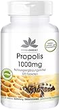 Propolis 1000mg - hochdosiert - 120 Tabletten - mit 3% Galangin | HERBADIREKT by Warnke Vitalstoffe
