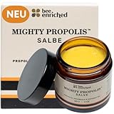 Mighty Propolis Salbe 60g | Pflegende Wund und Heilsalbe | Zugsalbe & Bienensalbe | Calendula Wundsalbe & Salbe gegen Juckreiz im intimbereich | Wundheilsalbe, Mundwinkel, Intim Creme I Bee Enriched