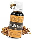 NORDBIENCHEN 20ml Propolis Tinktur mit 40% Propolis aus eigener Imkerei - Propolis Tropfen Bienen Propolisextrakt - Propolistinktur - Imker Qualität