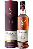 Glenfiddich 15 Jahre Single Malt Scotch Whisky Solera mit Geschenkverpackung, 70cl | 700 ml (1er Pack)