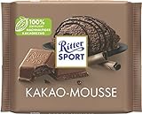 Ritter Sport Kakao-Mousse (11 x 100 g), Gefüllte Alpen-Vollmilchschokolade, mit aufgeschlagener Kakao-Creme und Honig-Karamell-Note, Tafelschokolade