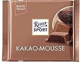 Ritter Sport Kakao-Mousse (11 x 100 g), Gefüllte Alpen-Vollmilchschokolade, mit aufgeschlagener Kakao-Creme und Honig-Karamell-Note, Tafelschokolade