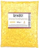 Ilmkerze® Bienenwachs Pastillen gelb 900 g | Premium | ideal für Kerzen Teelichter Formkerzen Ziehkerzen Kerzengießen Bienenwachskerzen