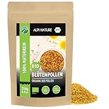 Alpi Nature Blütenpollen BIO 250g, Bienenpollen bio, Blütenpollen roh zum Essen, Bienen Pollen