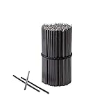 Danilovo Ritual Bienenwachs Kerzen (Schwarze) - Kloster Orthodoxe Kerzen für Gebet, Tischdeko - Ungiftig, Ruß - Tropffrei, Lang, Nachhaltige Produkte, N80, Höhe 18,5 cm, Ø 6,1 mm (100 Stück - 500 g)