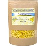ActiveTimeLife® Bienenwachs Pastillen Bio gelb | Premium | 200 g ideal für Kosmetik Kerzen Cremes Salben Seifen Wachstücher - Das Original im praktischen Zip-Beutel