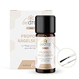 bedrop Propolis Nagelserum 10ml Nagelöl zur Nagelpflege & Stärkung natürlicher Nägel mit Propolis Teebaumöl Lavendelöl & weiteren Ölen 10ml
