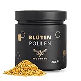 maorika - Blütenpollen, roh & naturrein im 220g Glas - Bienen-Pollen - Hell, mild und nährstoffhaltig