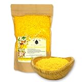 Woodflame Bienenwachs Pastillen, Deutsche Qualität, 200g, 100% natürliches Bienenwachs, Perfekt geeignet für Kosmetikprodukte, Bienenwachstücher, Seife, Holzpolitur und Kerzenherstellung
