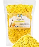100% reine Bienenwachs Pastillen - 200 Gramm - Perfekt geeignet für Naturkosmetik und Kerzen Herstellung