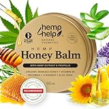 Manuka-Honig-Hanf-Salbe für Neurodermitis & Ekzeme, Schuppen - Propolis, Bienenwachs, Aloe Vera- Dermatologisch Empfohlen, Heilt Trockene, Rissige Haut