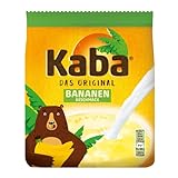 Kaba das Original, Bananenpulver zum Teilen mit der Familie, Pulver mit Bananen Geschmack 400 g Beutel
