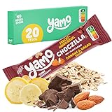 Fruchtriegel von yamo - Leckerer Müsliriegel mit Kakao, Banane & Sesam - 100 % Bio & Plastikfrei - für Kinder ab 3 Jahren - 20 x 30 Gramm