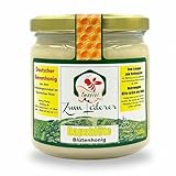 Imkerei zum Lederer - Deutscher Rapshonig – Roher cremiger Premium Honig aus bayerischen Rapsblüten - Naturbelassener süßer Aufstrich direkt vom Imker (500g)