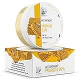 BenePura Propolis Salbe Hochdosiert mit 30% Propolis - Natürliche Propolis Creme gegen Juckreiz - Wund und Heilsalbe - Lippenherpes Creme - Propolis Balsam - Salbe gegen Juckreiz - Ekzem Creme - 40 ml