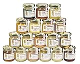 18x 50g Honig Probierset | Geschenkset – naturbelassen, roher Honig zum Kennenlernen, Kombination variiert (von Imkerei Nordheide)