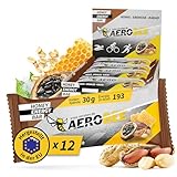 AEROBEE Energieriegel - Einzigartiger Powerriegel aus Honig, Erdnuss & Kakao 12x50g - Haferriegel ohne Zucker idealer Ausdauer- & Energieriegel, Wandernahrung oder Mahlzeitenersatz Riegel fürs Büro