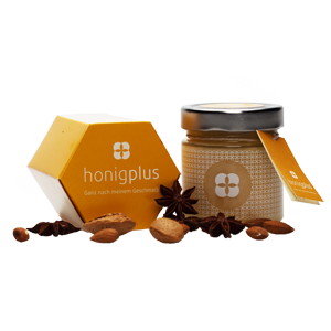 Honig mit Mandeln - Adventsaufstrich leckerer Brotaufstrich