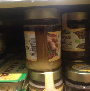 Schlechter Honig im Supermarktregal